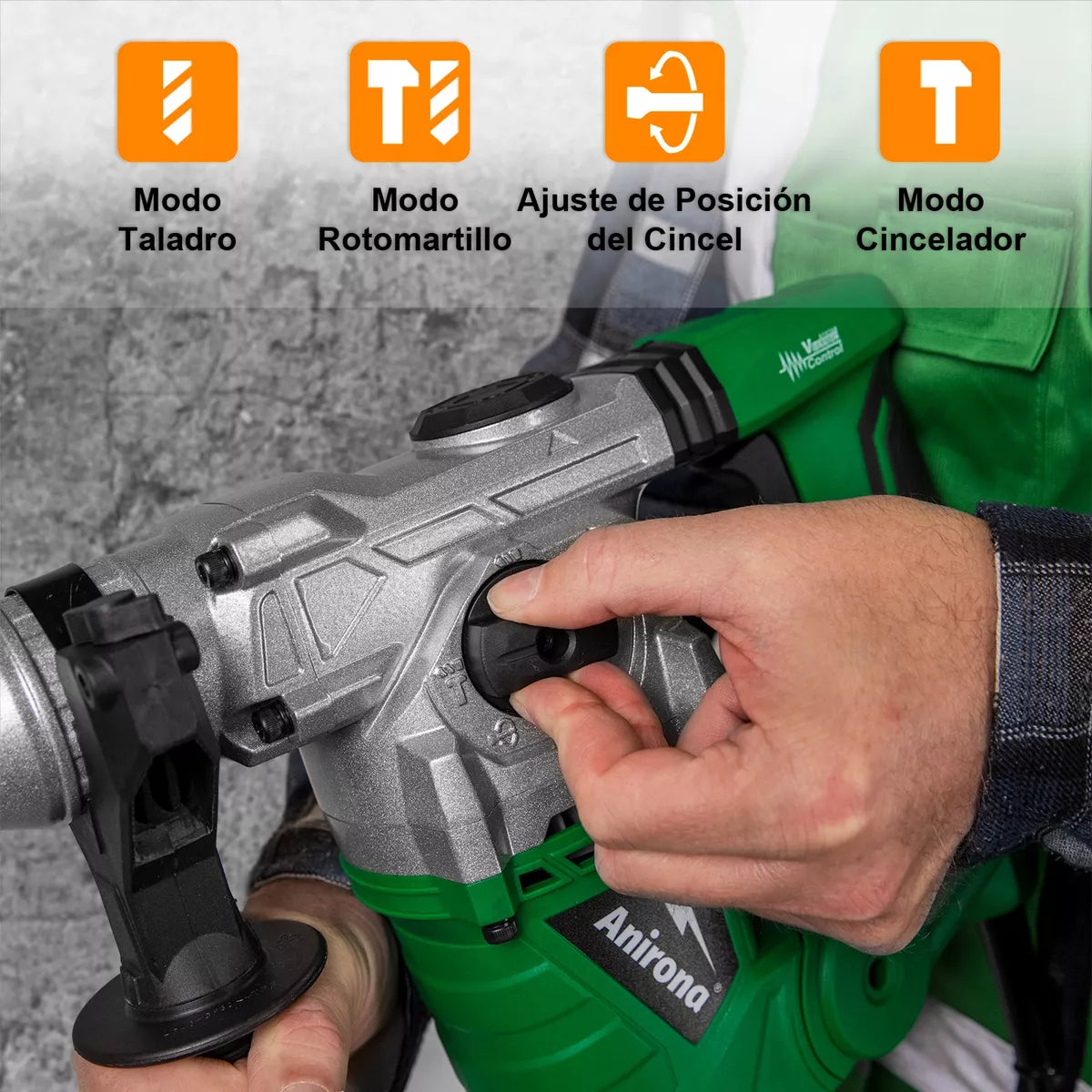 Rotomartillo Cincelador Anirona Industrial Sds 1750w Ma3288