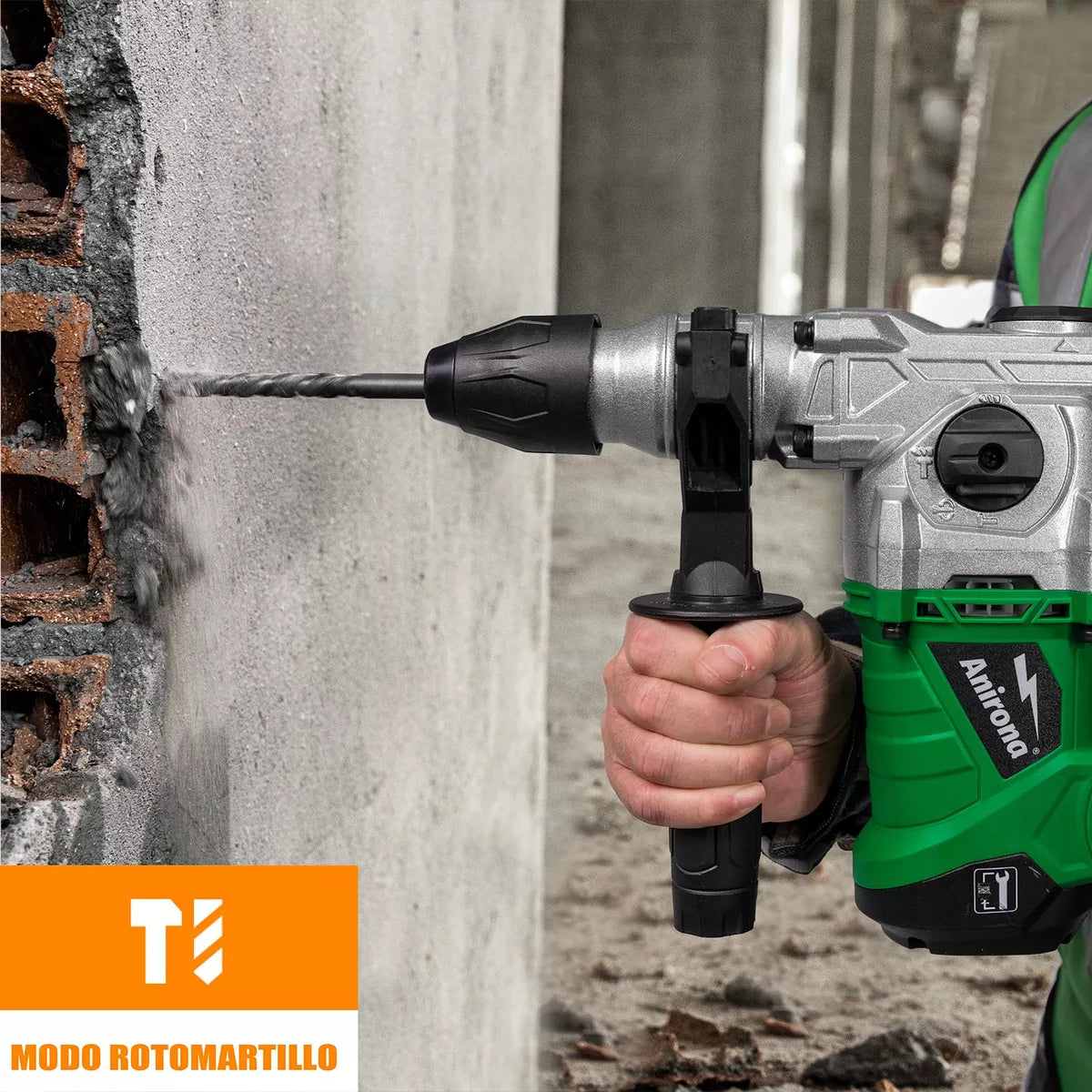 Rotomartillo Cincelador Anirona Industrial Sds 1750w Ma3288