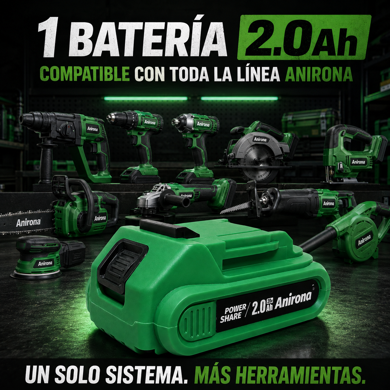 Anirona 2000 Mah Bateria