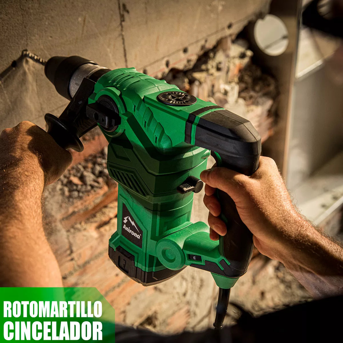 Rotomartillo Cincelador Anirona Industrial Sds 1700w Ma32