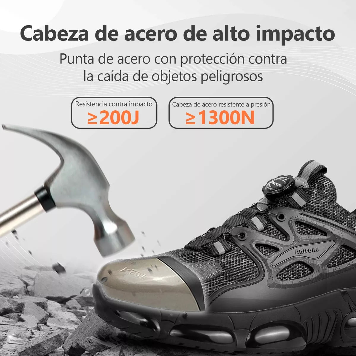 Zapatos De Seguridad Tenis Industrial Trabajo Hombre Anirona
