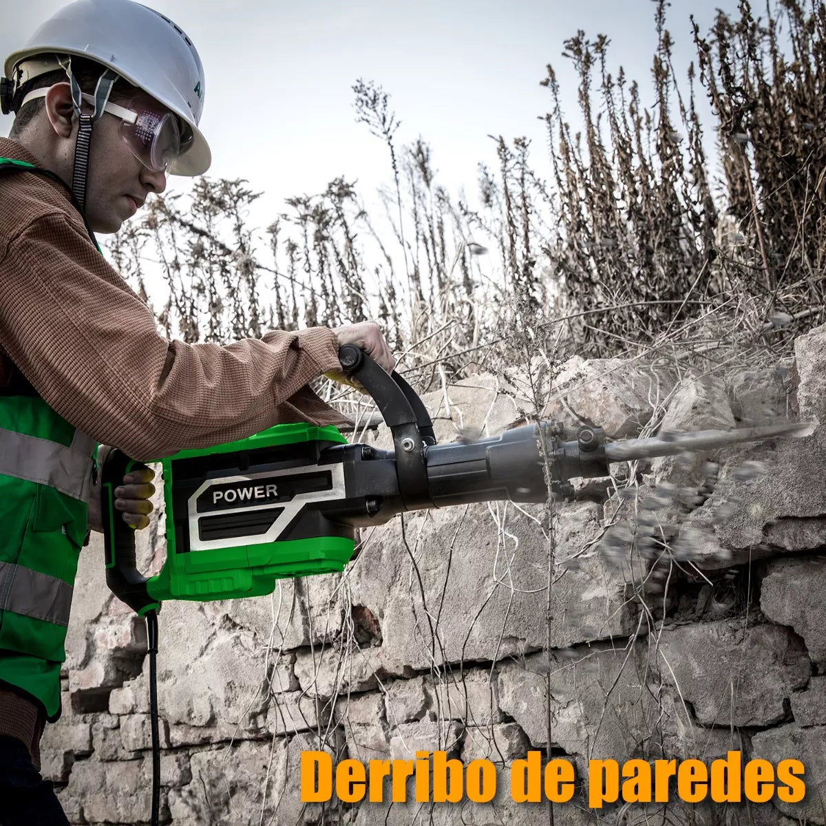 Demoledor Rompedor De Concreto Uso Rudo 2300w Anirona Dh95a