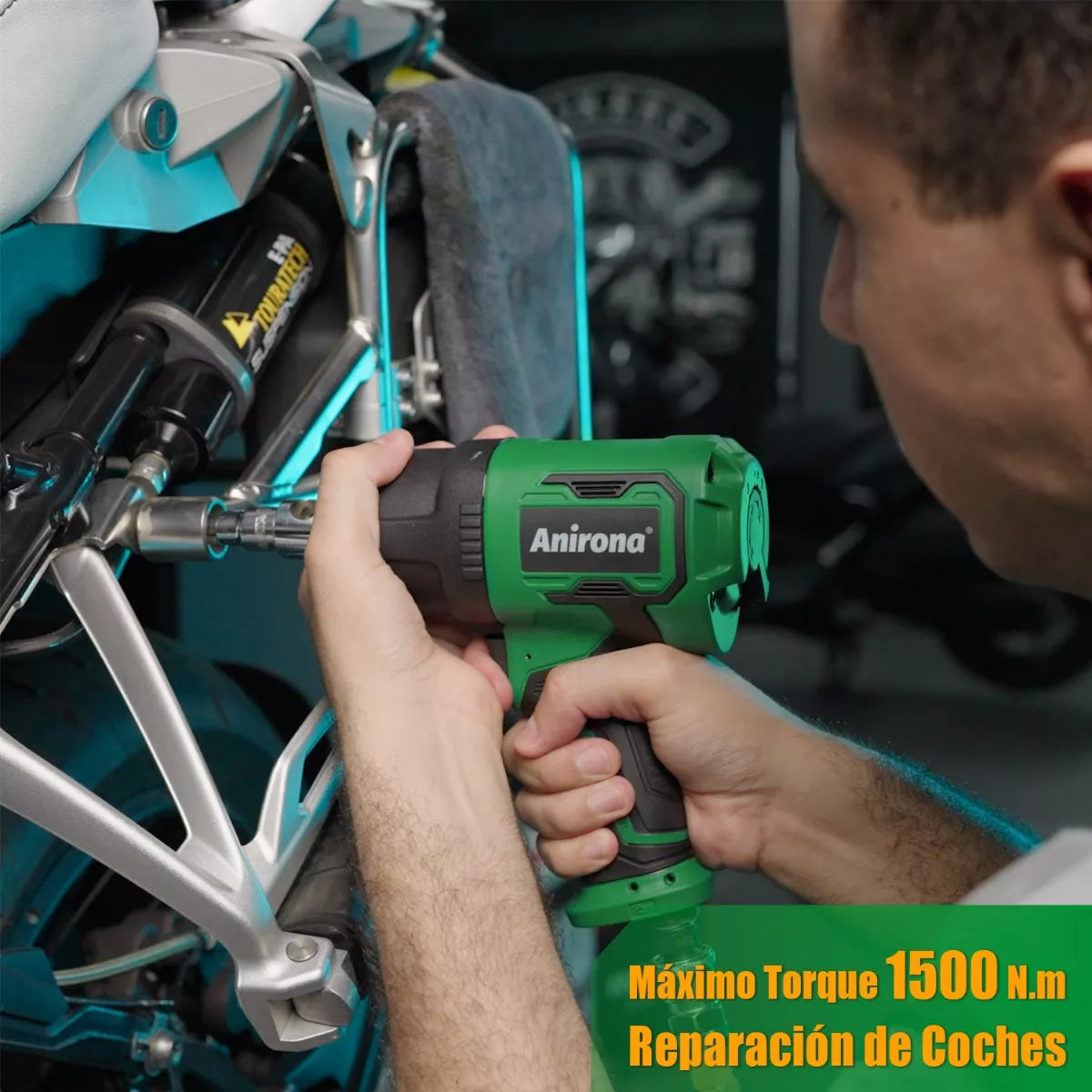 Llave De Impacto Pistola Neumática 1/2'' 1500nm Anirona 7286