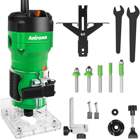 Router Anirona 800w +5 Brocas Carburo 1/4'' AR800