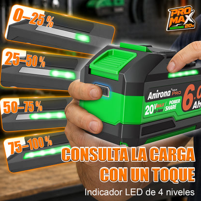 Batería Anirona 6.0ah 20v Para Herramientas Inalámbricas BK03-6.0