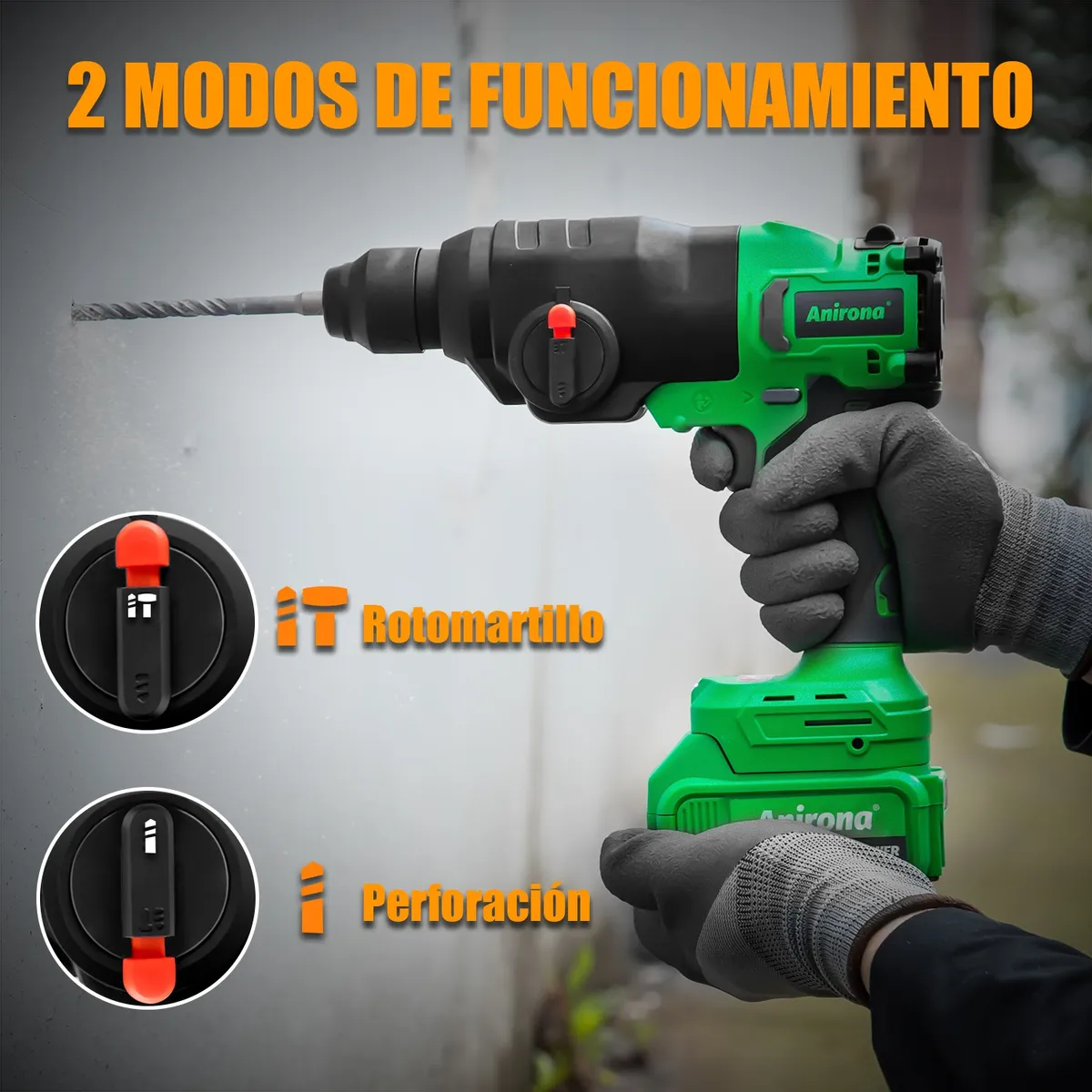 Rotomartillo Taladro Sds-plus Metax Anirona Mtxrh