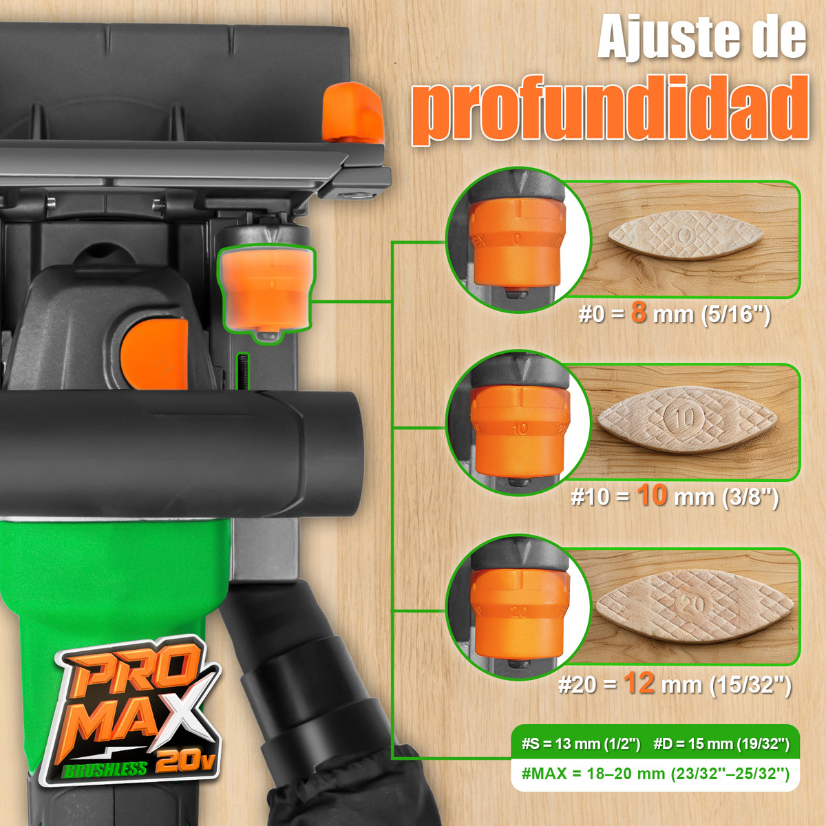 Engalletadora 20v Promax Anirona Ensambladora De Carpintería AA20-BJ2151