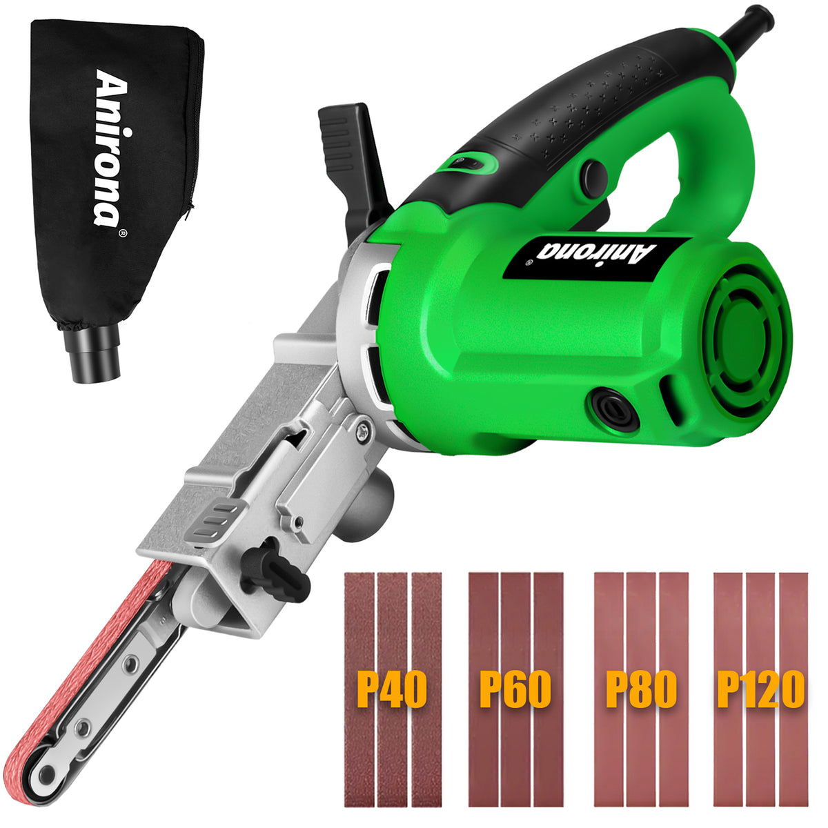 Mini Lijadora De Banda 1/2"" X 18"" Anirona MBS457A