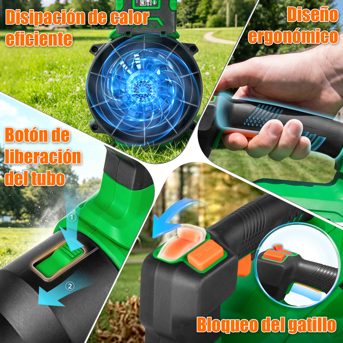 Soplador De Aire Eléctrica Sin Carbón 4ah Anirona Promax AB134PM