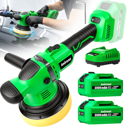 Pulidora Inalámbrica 20v Roto Orbital Doble Acción 6'' Auto AA20-PD8633