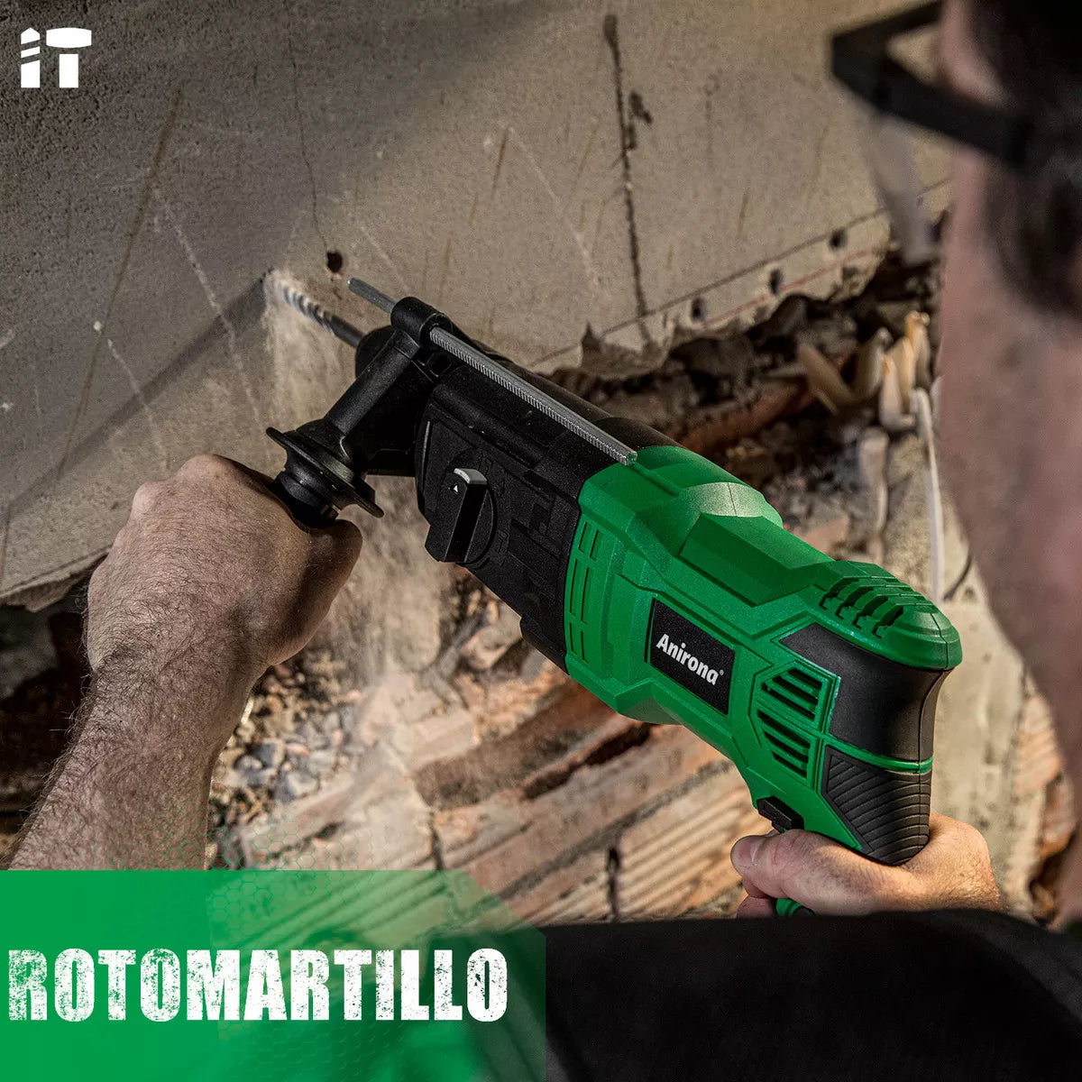 Rotomartillo Perforador Cincelador Sds 850w Anirona Rh2600