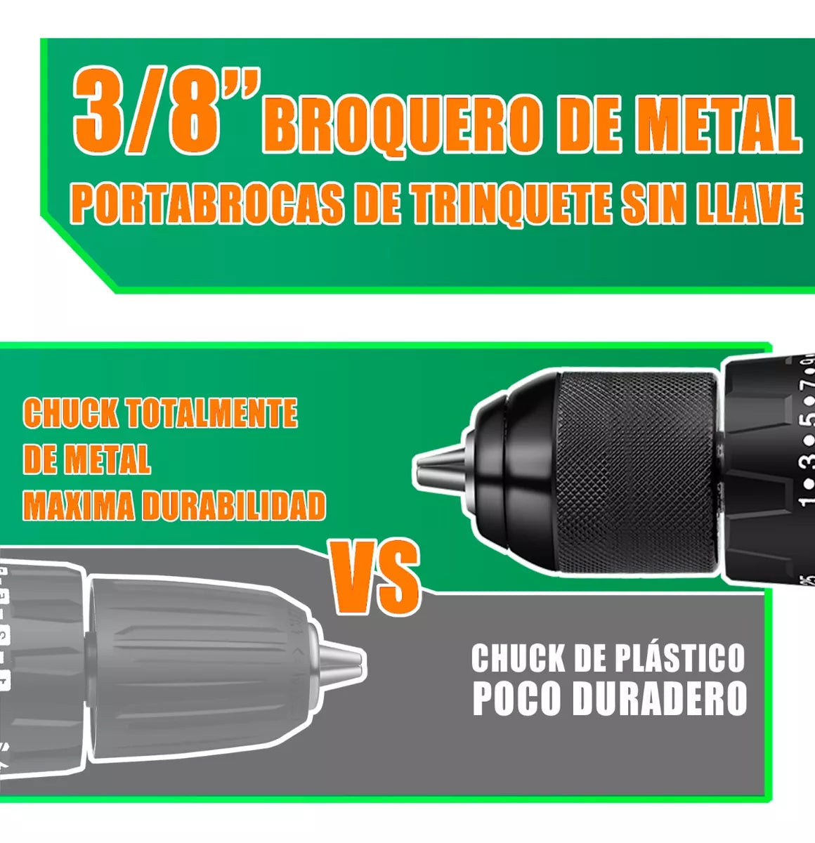 Taladro Rotomartillo Sin Carbones Inalámbrico 20v Anirona