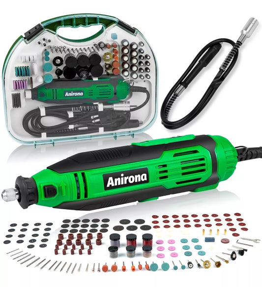 Mini Taladro Mototool Anirona Con 211 Piezas 135w Potencia 135 W