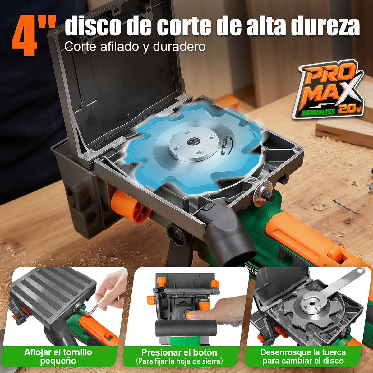 Engalletadora 20v Promax Anirona Ensambladora De Carpintería AA20-BJ2151
