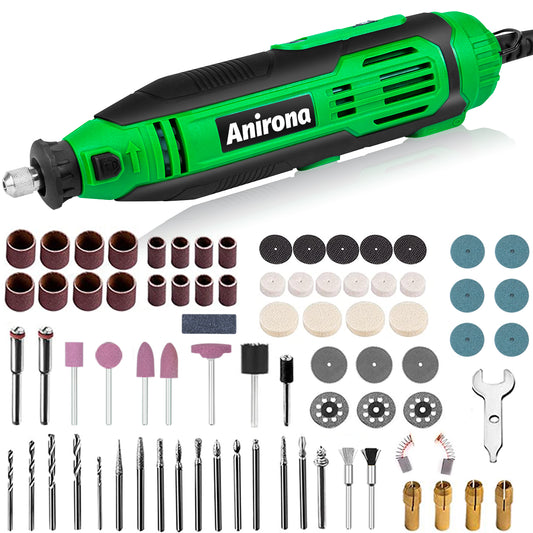Mini Taladro Mototool Esmeril Anirona Con Accesorios 135w AA-RTK-211-1