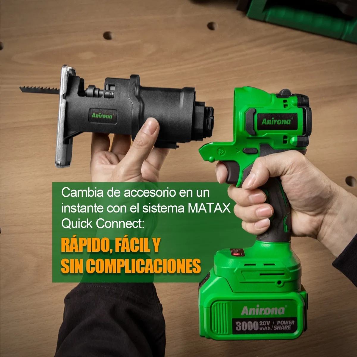 Metax Anirona 5-in-1 Cordless Woodworking Drill