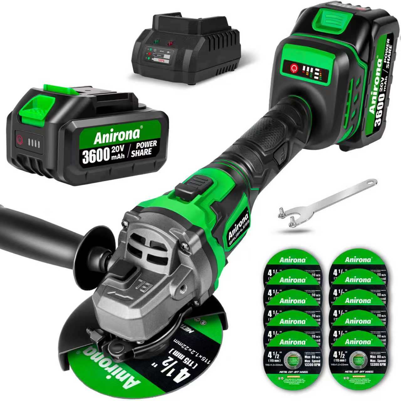 AG115T Cordless Angle Grinder