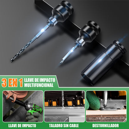 Llave De Impacto Inalámbrico Kit Anirona 3.0ah Con 2batería AA20-W350P