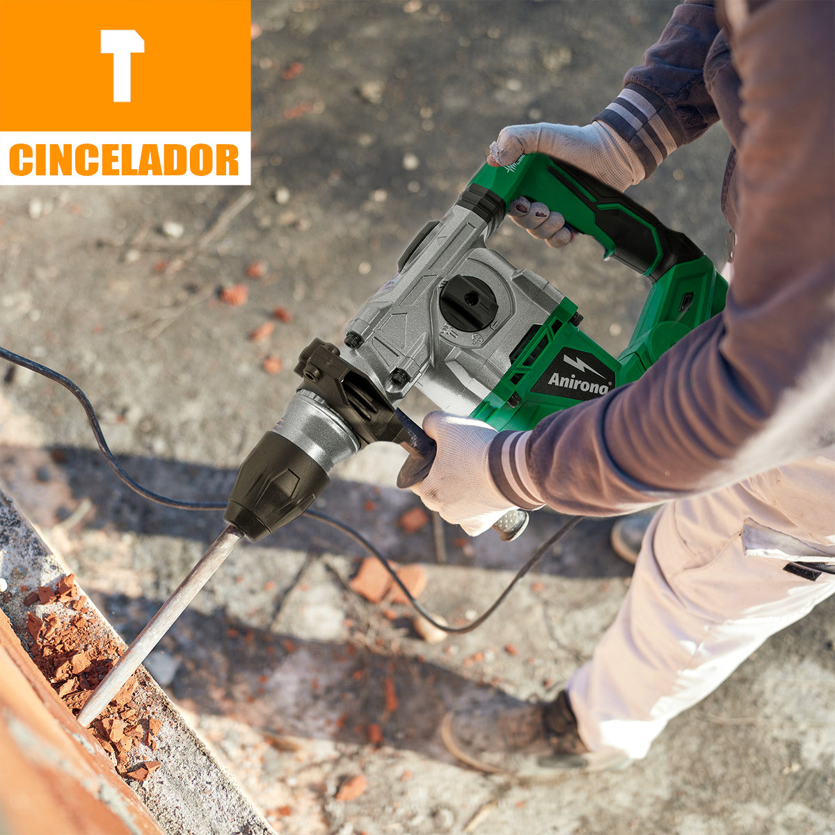 Rotomartillo Cincelador Anirona Industrial Sds 1750w MA3288