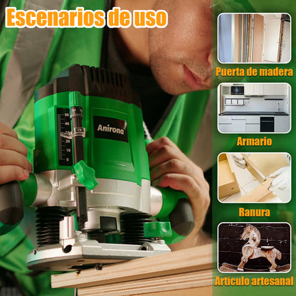 Router Anirona 1400w 1-3/4 Hp 7 Niveles De Velocidad ROU-A1