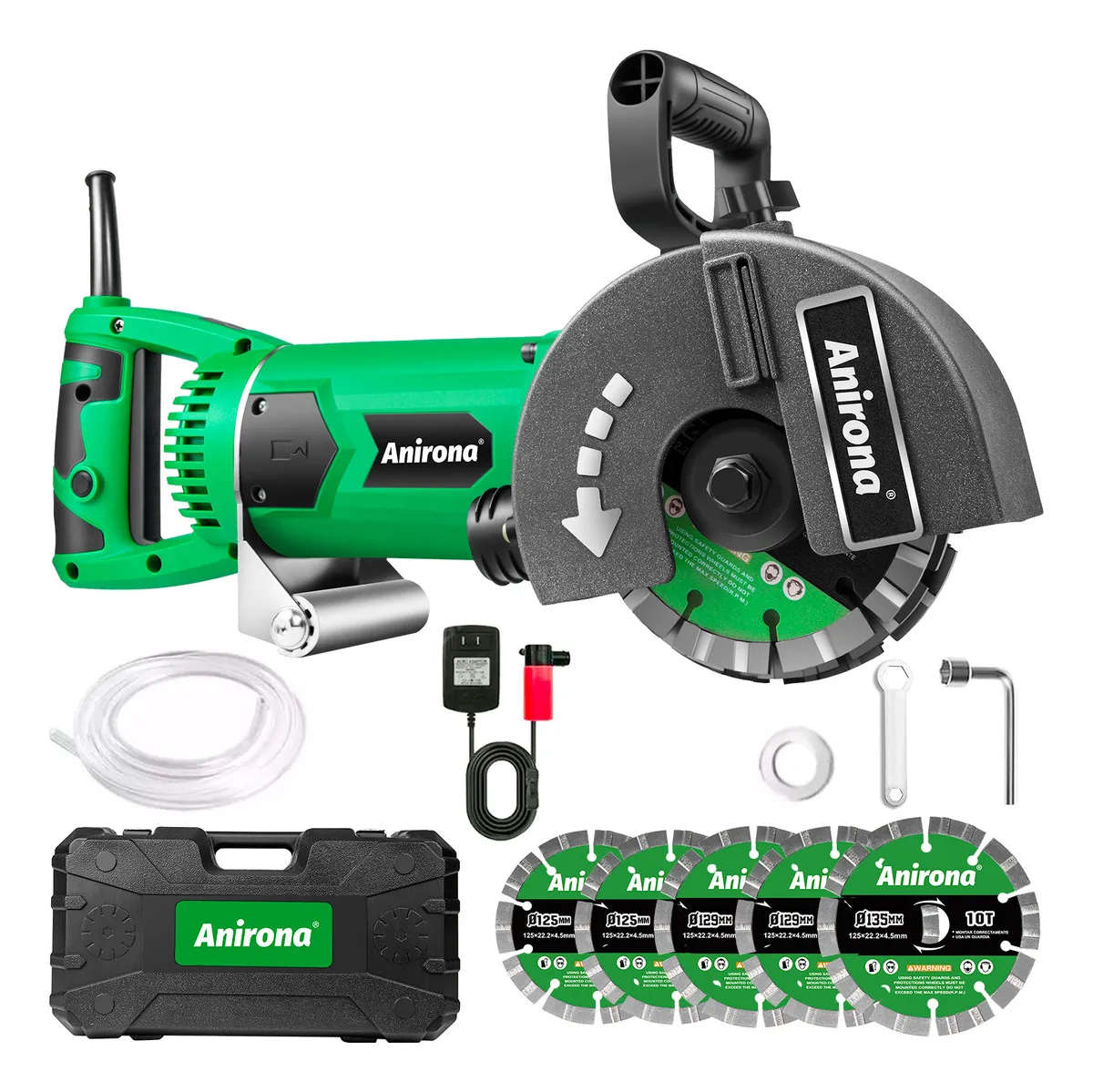 Ranurador Maquina Sierra Corte Pared Concreto Anirona 4900w