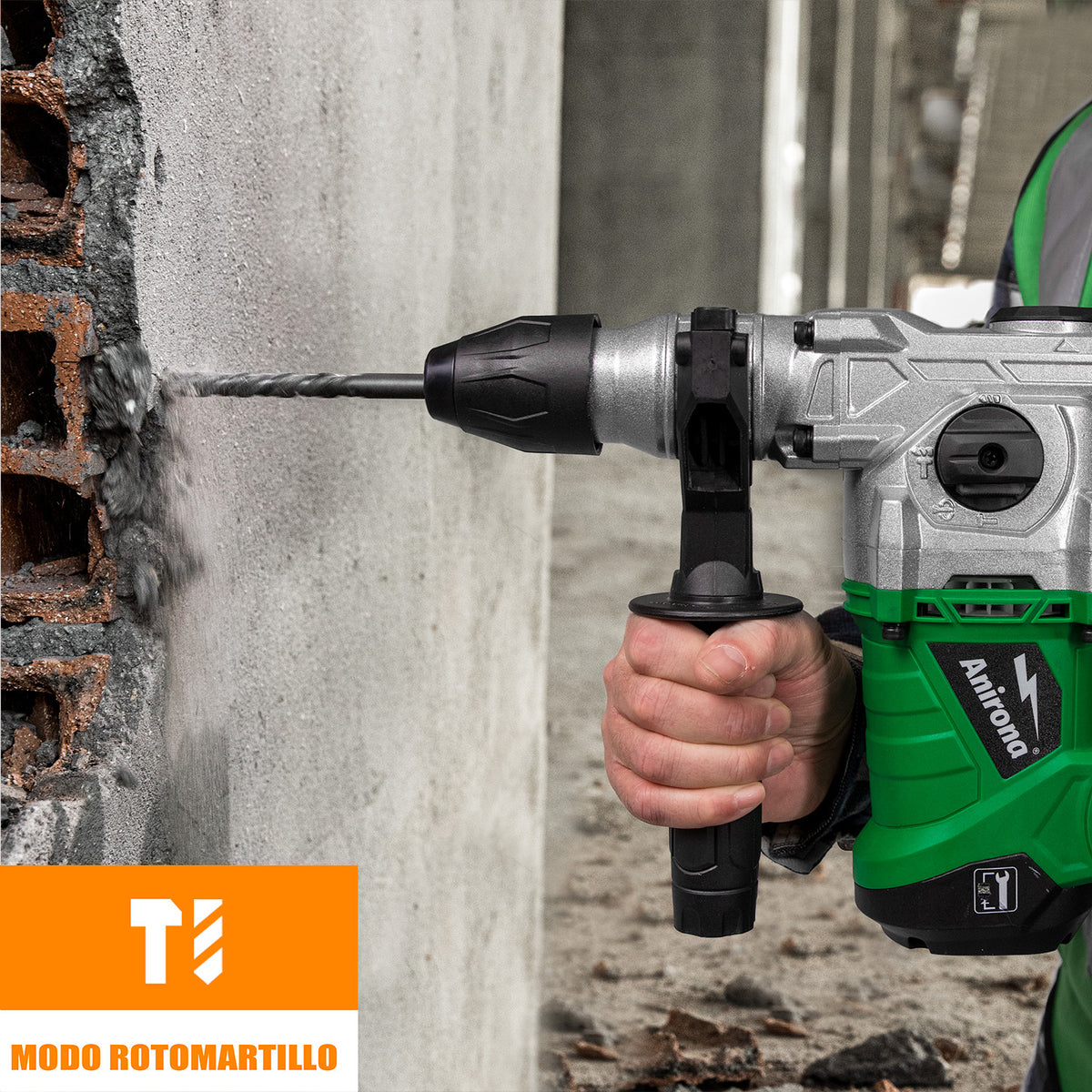 Rotomartillo Cincelador Anirona Industrial Sds 1750w MA3288