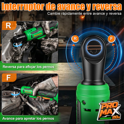 Llave Matraca Inalámbrica Ratchet Brushless Anirona Promax AA20-RW5120A