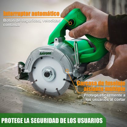 Sierra Circular Eléctrica Ranuradora Concreto Anirona 1600w CS91106