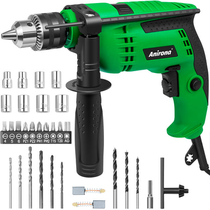 Taladro Rotomartillo 1/2'' Prof 650w Anirona Rd650 C/brocas RH650