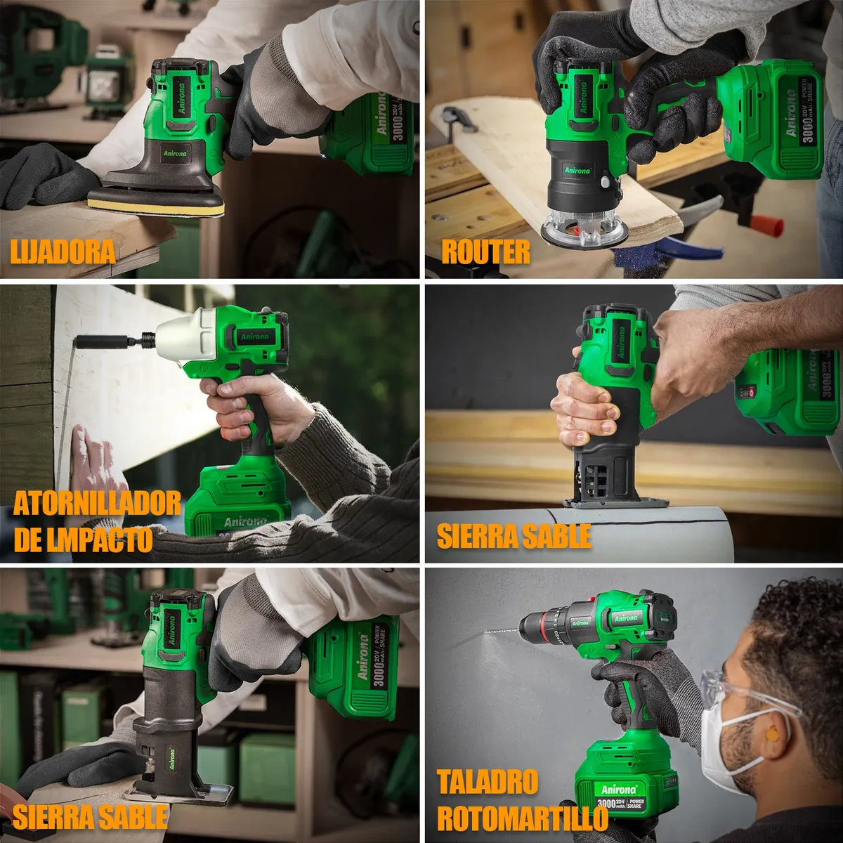 Metax Anirona 5-in-1 Cordless Woodworking Drill