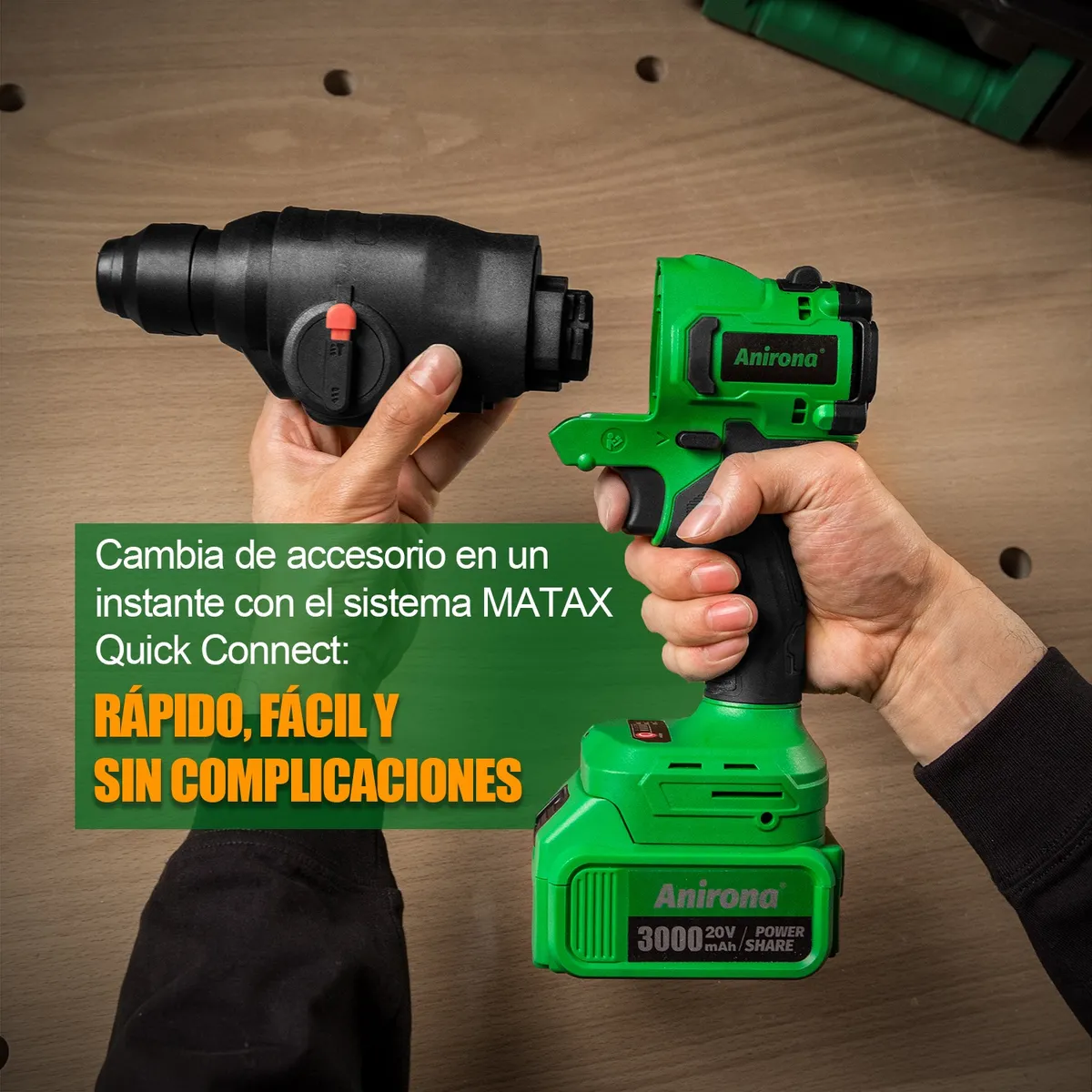 Rotomartillo Taladro Sds-plus Metax Anirona Mtxrh