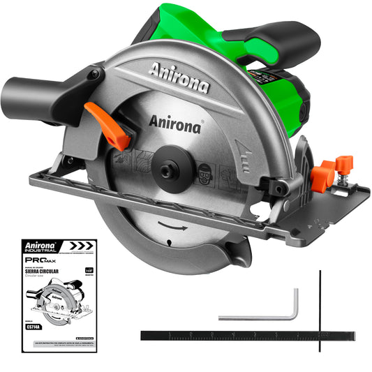 Sierra Circular Eléctrica 7-1/4'' 1600w 127v Anirona Promax CS714A