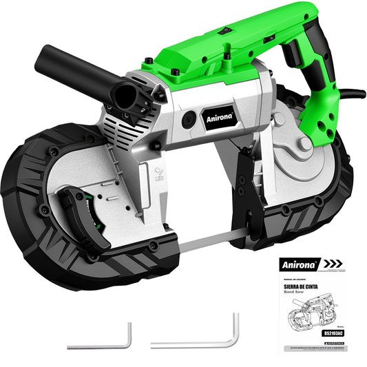 Sierra Cinta Banda Portátil Metal 1100w Cortadora Anirona BS2103AC