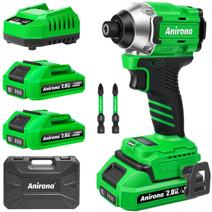 Atornillador De Impacto Inalámbrico De 20v Anirona 2ah Aw965