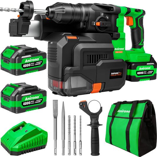Rotomartillo Cincelador Colector De Polvo 4j Anirona Promax ARH515PM + VC515PM