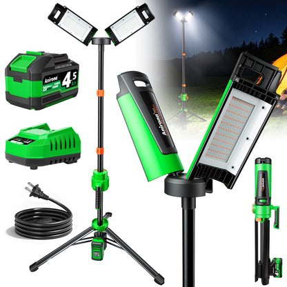 Lámpara De Trabajo Led 10000lm 20v Recargable Anirona Promax A20-TL100PM