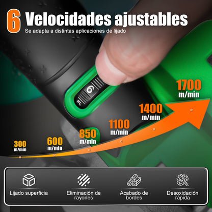 Mini Lijadora De Banda 1/2"" X 18"" Anirona MBS457A