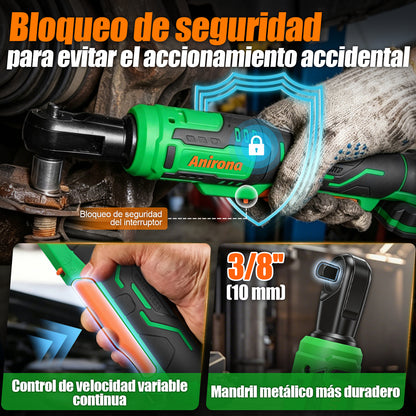 Llave Matraca Inalámbrica Ratchet Brushless Anirona Promax AA20-RW5120A