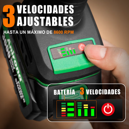 Esmeriladora Angular Sin Carbones Inalámbrica 4-1/2 Anirona AG115T