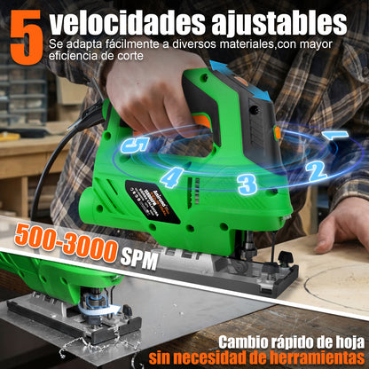 Sierra Caladora Eléctrica 850w Para Madera Anirona Promax JS8006PM