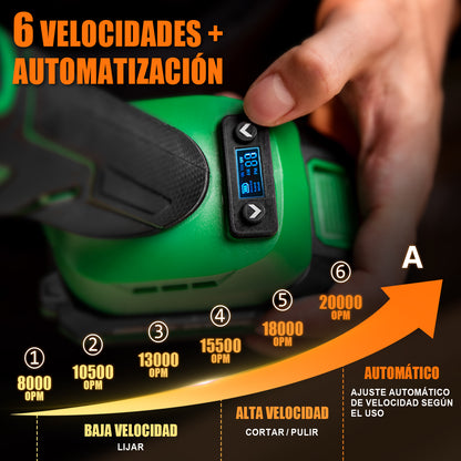 Multiherramienta Oscilante Inalámbrica Sin Carbones Anirona AA20-M3221P