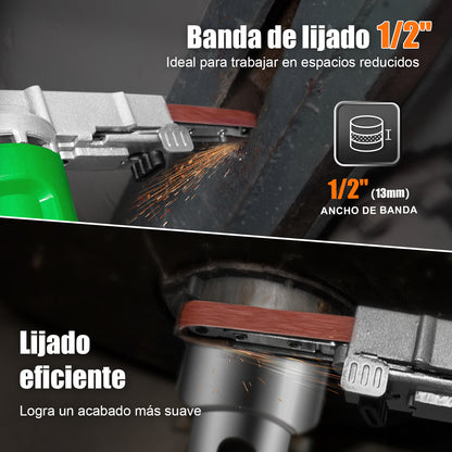 Mini Lijadora De Banda 1/2"" X 18"" Anirona MBS457A