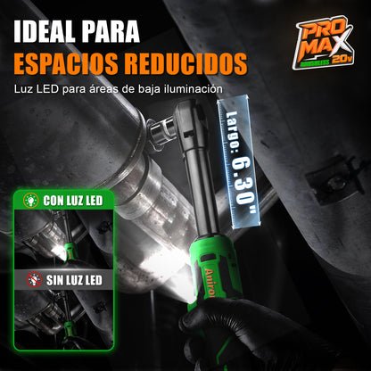 Llave Matraca Inalámbrica Ratchet Brushless Cabezal Largo AA20-RW5120B