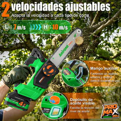 Motosierra Inalámbrica Brushless 12inch Anirona Promax 20v CS2198PM