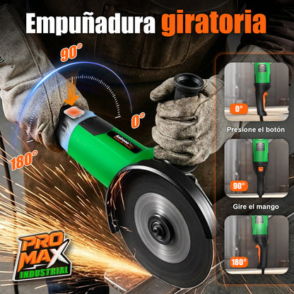 Esmeriladora Angular 9'' Industrial 2600w Anirona Promax AG2600PM