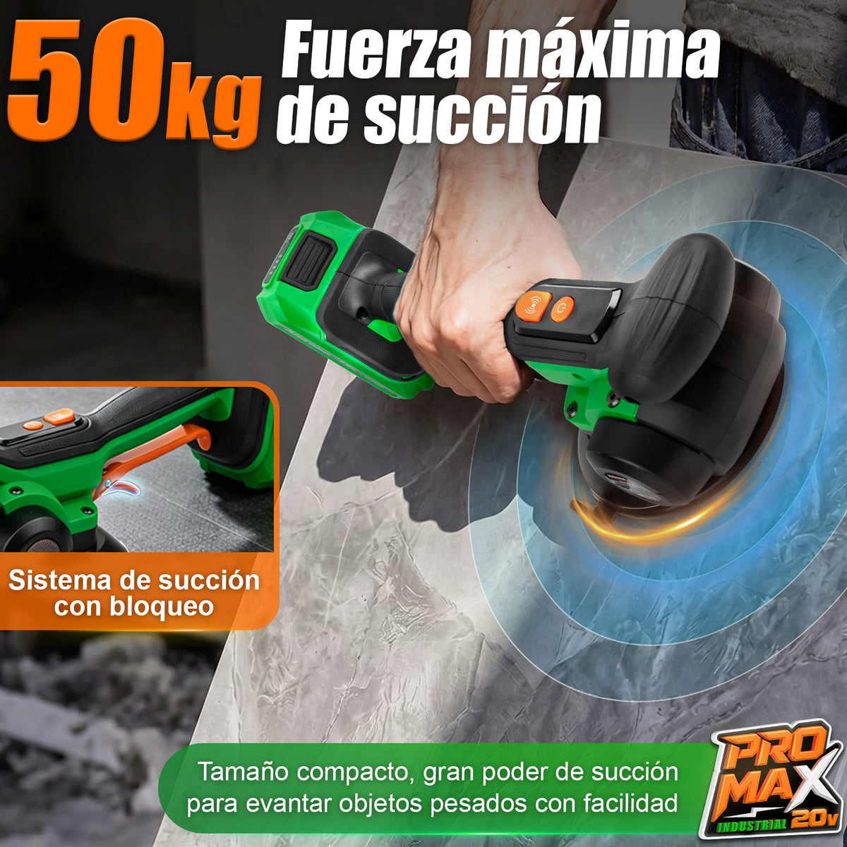 Vibrador Nivelador De Azulejos 2 Baterías 20v Anirona Promax LV123PM