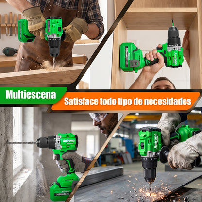 Taladro Rotomartillo Inalámbrico 20v Brushless Con 2 Batería AA20-D605P