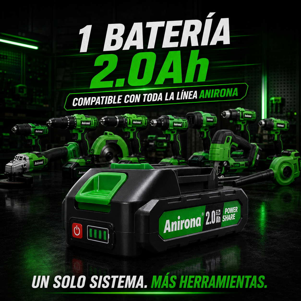 Anirona 2000 Mah Bateria