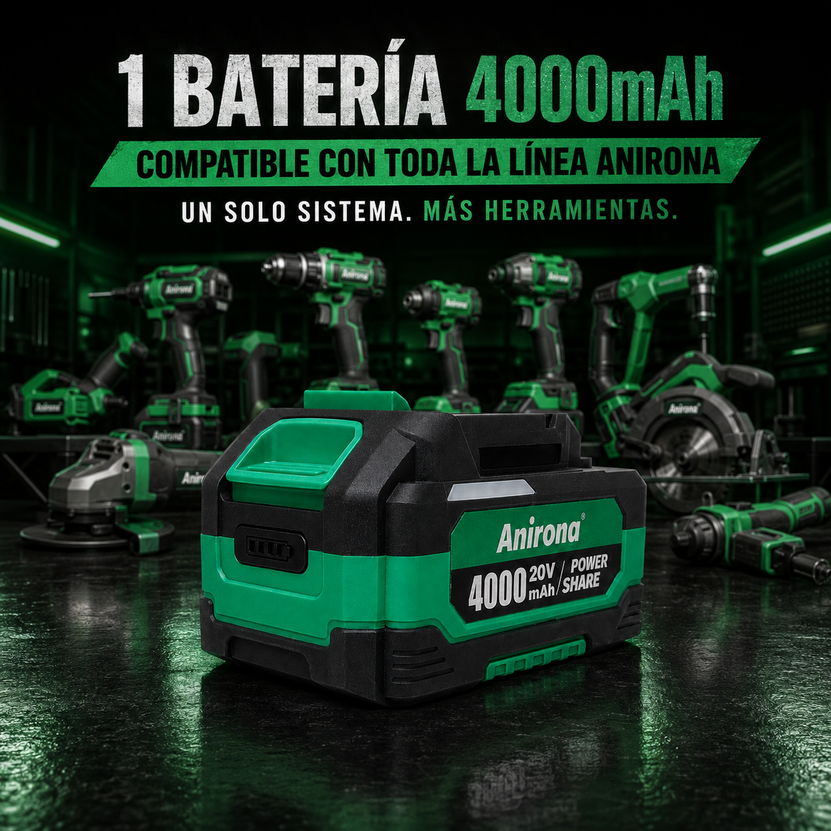 Anirona 4000 Promax Bateria