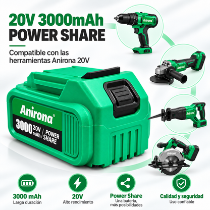 Anirona 3000 Mah Bateria